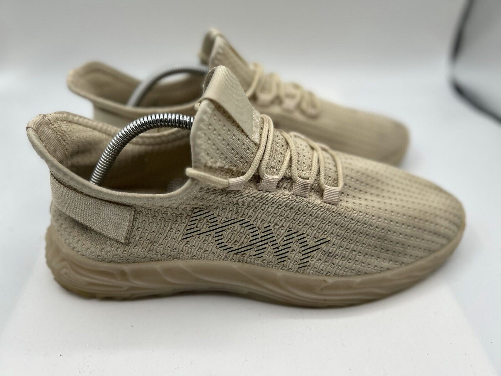 Scarpe da ginnastica uomo Pony PP1 TAG taglia 11 triple marroni stringate sneakers basse