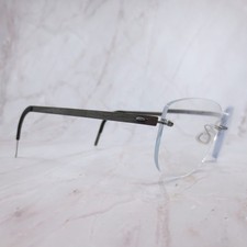 Lindberg Spirit Titanium Rimless Eyeglasses Gray T614-140 Col EE10 Denmark Mens