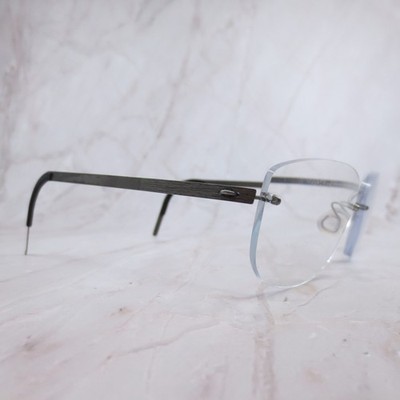 Lindberg Spirit Titanium Rimless Eyeglasses Gray T614-140 Col EE10 Denmark Mens