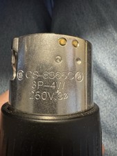 Hubble CS8365C 50 AMP 3 PHASE 250 VOLT TWIST LOCK PLUG No Box