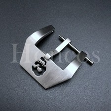 22 24 26 MM Silver Skull Screw in Buckle Custom Made Fits for Panerai Sub USA