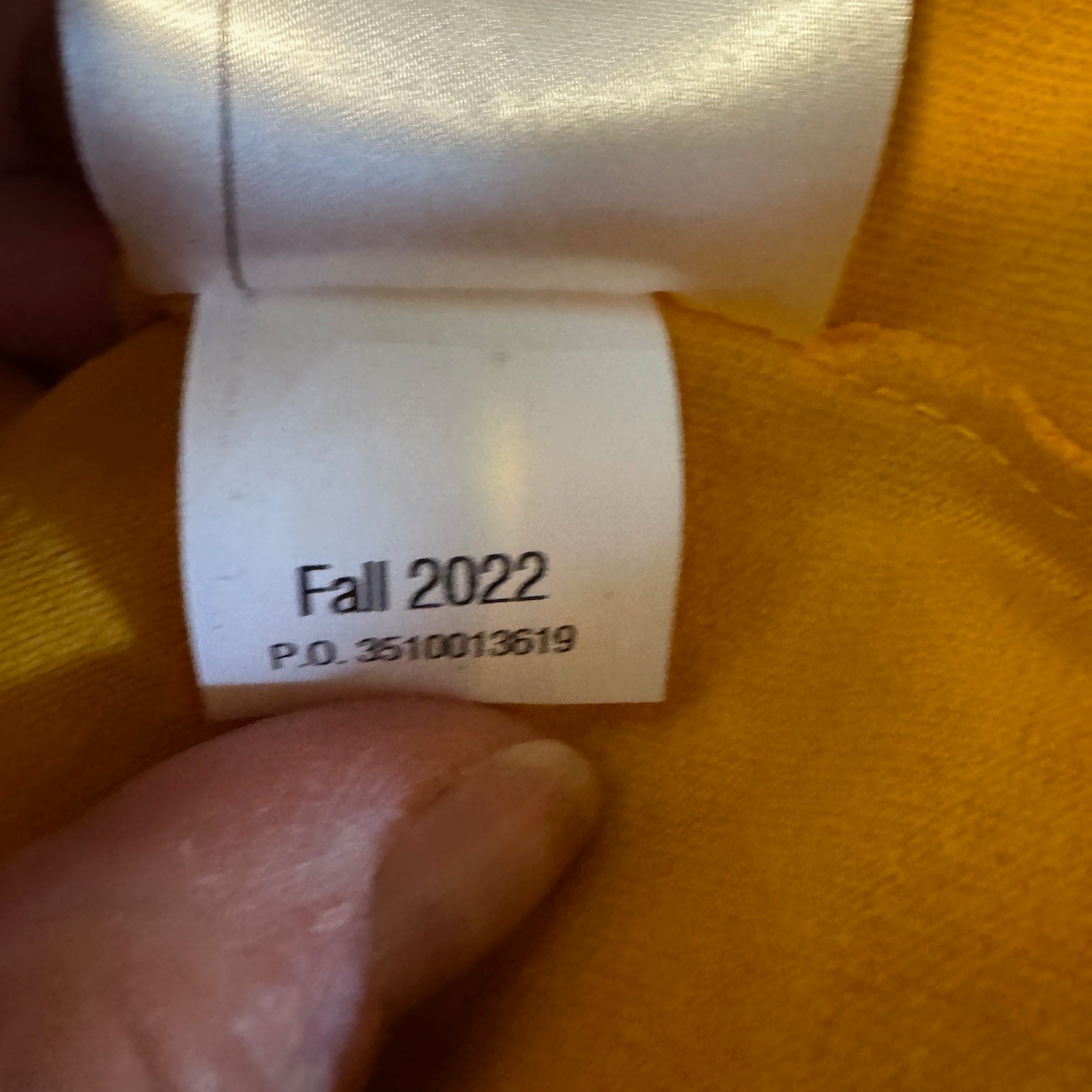 NEW Carhartt K126 Men's Loose Fit Heavyweight Logo Pocket T-Shirt 2XL Yellow thumbnail 7