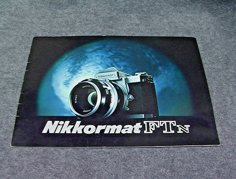 Vintage NIKON NIKKORMAT FTN Sales Brochure Catalog Advertising - FREE Shipping!