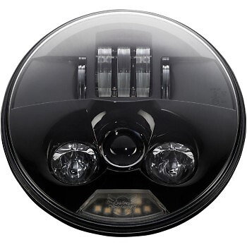 Custom Dynamics PB-7-B Black 7'' ProBeam LED Headlamp for Harley
