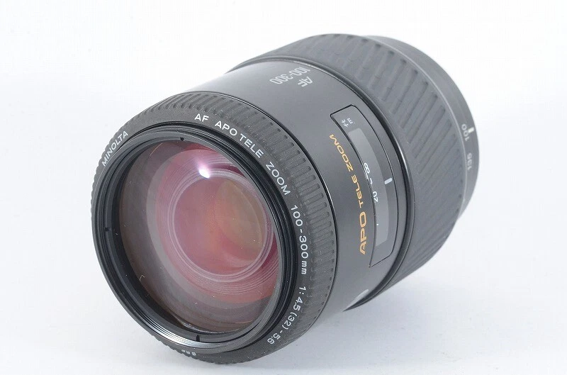 MINOLTA AF APO TELE ZOOM 100-300mm f4.5-5.6 Auto Focus Lens From Japan #125963