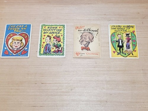 T.C.G - Topps Trading Cards; 1960s? LoT (4) Valentines COLLECTIBLEs/vtg. - Picture 4 of 12
