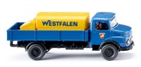 "Wiking 1:87 043801 Pritschen-Lkw Mit Aufsatztank Mercedes \"Westfalen\" Neu Ovp"
