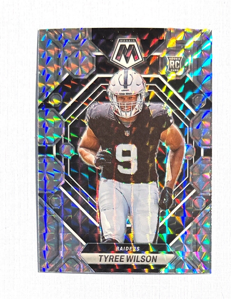 Tyree Wilson ~ 2023 Panini Mosaic ~ Rookie Silver Mosaic Prizm #372