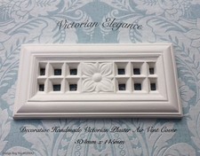 Ornate Victorian Handmade Plaster Air Vent Cover - 304mm X 145mm - LA