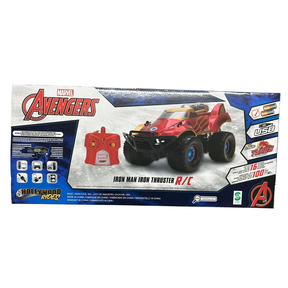 Marvel RC Iron Thruster Funkferngesteuertes Auto Turbo Boost Jada Dickie Toys - Bild 3 von 3