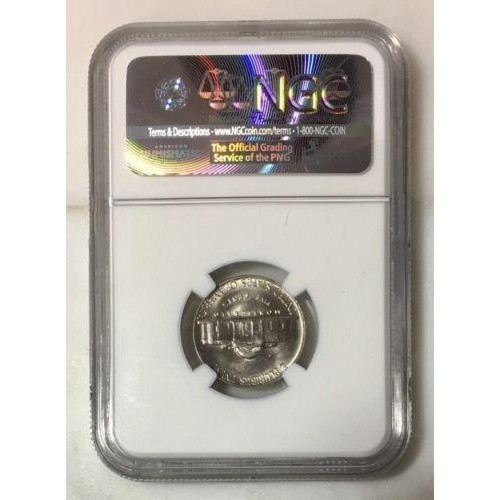 1969 S Jefferson Nickel NGC MS66 *Rev Tye's* #3032122 - Picture 3 of 4