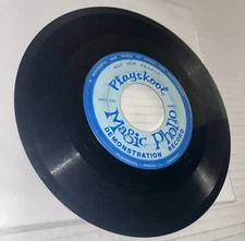 Vintage 1960s Playskool Magic Phono Promo Demo 7” Record Chicago Co RARE
