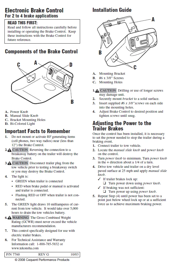 Управление тормозом прицепа для 07-13 GMC Sierra 1500 2500 3500 с проводкой новый - Изображение 4 из 4