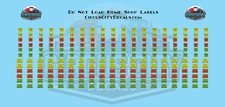 Do Not Load Home Shop Labels HO 1:87 Scale Decal Set