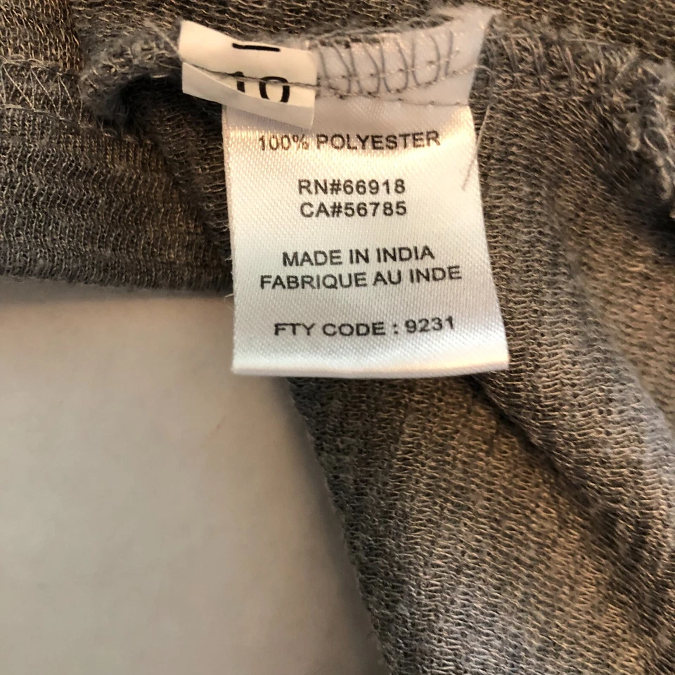 Sahara Club Men Zip Up Polo Shirt Size L Large Gray Short Sleeve Stretch - Image 4 of 4