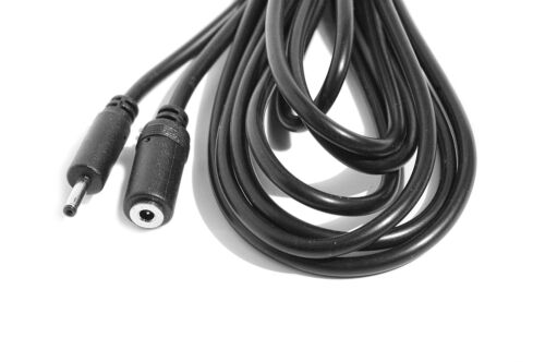 Long 3m Extension Power Lead Charger Cable Black for Bush  7DC-8 Tablet PC - Picture 1 of 5