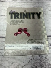 Trinity Red Aluminum Steering Arms  Mini T 1.0 1/18th Rc Mini-T TRI34048 34048