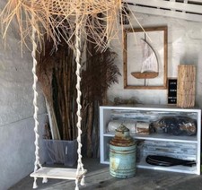 Handmade Macrame Swing, Macrame Wood Swing, Wood Swing, Tree Swing Adult