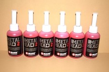 6 Metal Head2 Paint Markers 2 Oz Red Auto Salvage Industrial Junk Yard Crafts