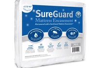 Twin XL (13-16 in. Deep) SureGuard Mattress Encasement - 100% Waterproof, Bed