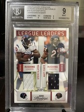 Playoff Prestige Quad Slayton Forte Johnson Stewart 2009 JSY/150 NFL BGS 9 🔥