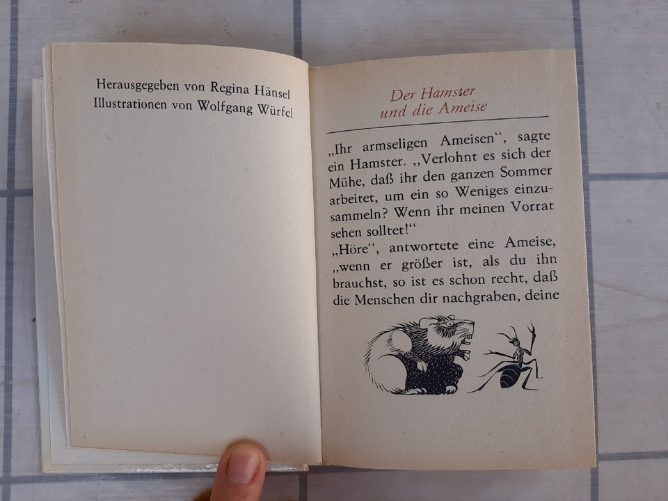 Der Fuchs Und Der Rabe Lessing DDR * Kinderbuch * Der Rabe und der Fuchs * Gotthold Ephraim Lessing