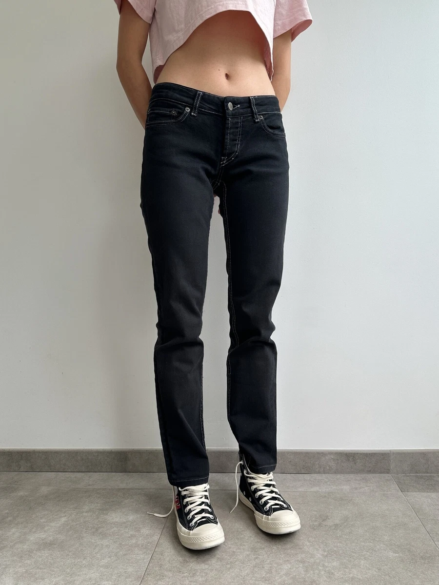 PRADA Black Denim Pants Jeans Size 26 eBay