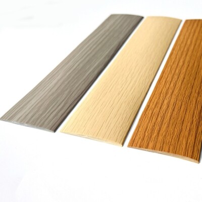 1M Wood Graind Floor Transition Strip Self Adhesive Flat Door Edge Trim ...