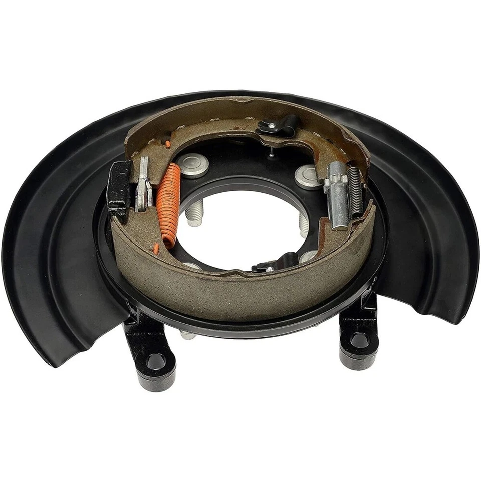 Placa de respaldo de freno Dorman cargada lado conductor trasero o pasajero para F250 F350 SD Foto 4 de 4