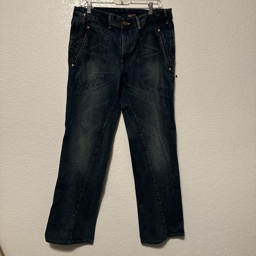 Rare Vintage 2000 LEVI'S Jeans Engineered Twisted W33 L32 -Y2K Skate Retro TB