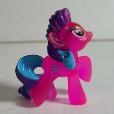 My Little Pony FiM Blind Bag Wave #8 2" Transparent Neon Ribbon Wishes Figure