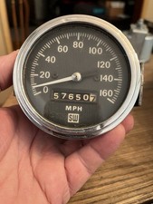 Vintage Stewart Warner 160 Mph Speedometer 160mph Hot Rod Muscle Car Real Deal Vintage Stewart Warner 160 Mph Speedometer 160mph Hot Rod Muscle Car Real Deal