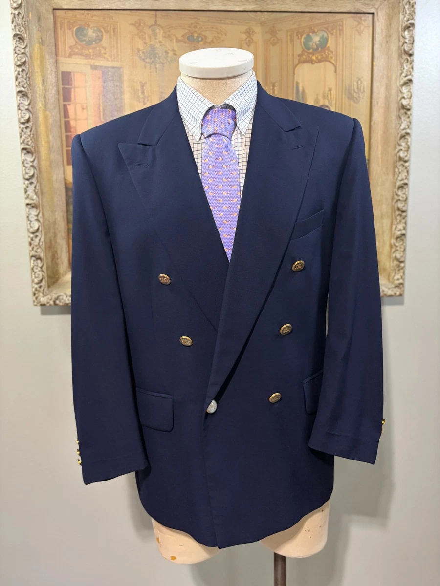 Burberry Blue Double-Breasted Suits & Blazers for Men for sale | eBay