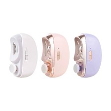 2in1 Electric Nail Clippers Nail File Safe Automatic Trimmer Cutter Rechargeable