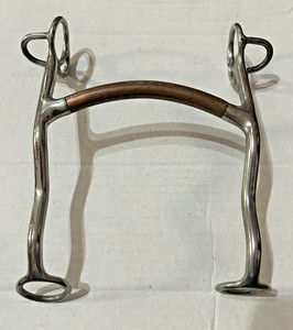 XXXX Marked Pleasure Horse Long Shank Riding Bit Rings Copper Sweet Iron Mouth