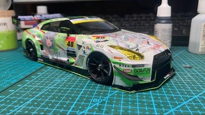 ZoomOn CS001 1/24 Nissan GT-R No.48 NILZZ Racing Go & F - GT300 (for Aoshima)