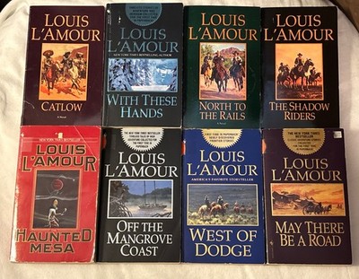 Lot of 13 - Louis L' Amour Mass Paperback books - Bestseller's!!!!