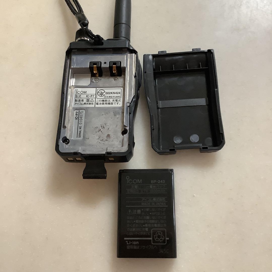 ICOM IC-P7 トランシーバーセット BC-164 ICOM IC-P7