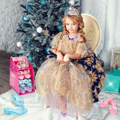 princess dress up shoes and tiara Princess shoes and tiara set New