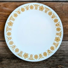 Corelle BUTTERFLY GOLD 10” dinner plate vintage