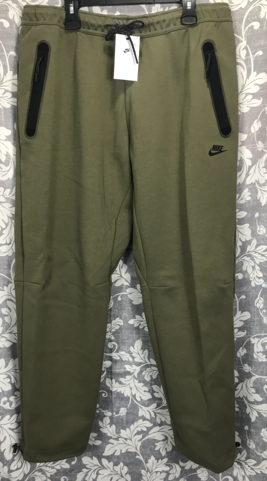 Nike Sportswear Tech Fleece Men's Size 3XL Medium Olive/Black Jogger Pants NWT