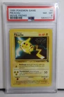 1999 POKEMON GAME MOVIE MOVIE PROMO #4 PIKACHU PSA 8