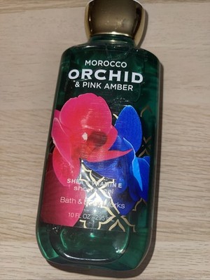 Bath & Body Works Morocco Orchid Pink Amber SHOWER GEL 10 oz NEW