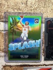 Panini 2024-25 Donruss Optic Trae Young #9 Atlanta Hawks Lime Green #/199 Splash