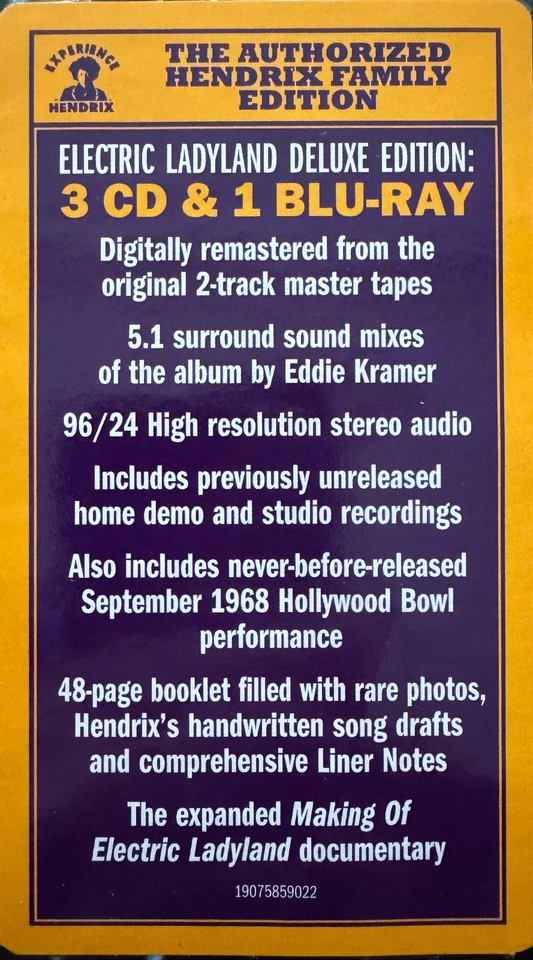 Jimi Hendrix Experience – Electric Ladyland | Deluxe Edition | 3 CD + Blu-ray - Bild 4 von 4