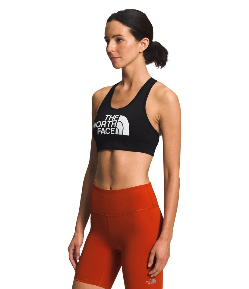Sujetador esencial de rendimiento negro XXL THE NORTH FACE para mujer Foto 3 de 4