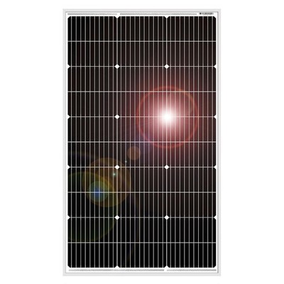 Solarpanel 100W 18V Monokristallin 12V für Camping, Garten, Wohnmobil DOKIO