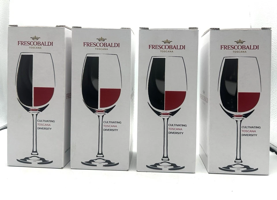 Frescobaldi Bicchieri Calici Ballon Vino 45cl   Set 4 pezzi - Immagine 2 di 4