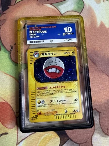 Pokémon Electrode Holo 036/092 Jpn Town on No Map 1st Ed Ace 10