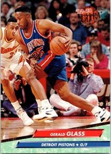  1993 Gerald Glass 30 Fleer 257 Basketball Sports Trading Card 
